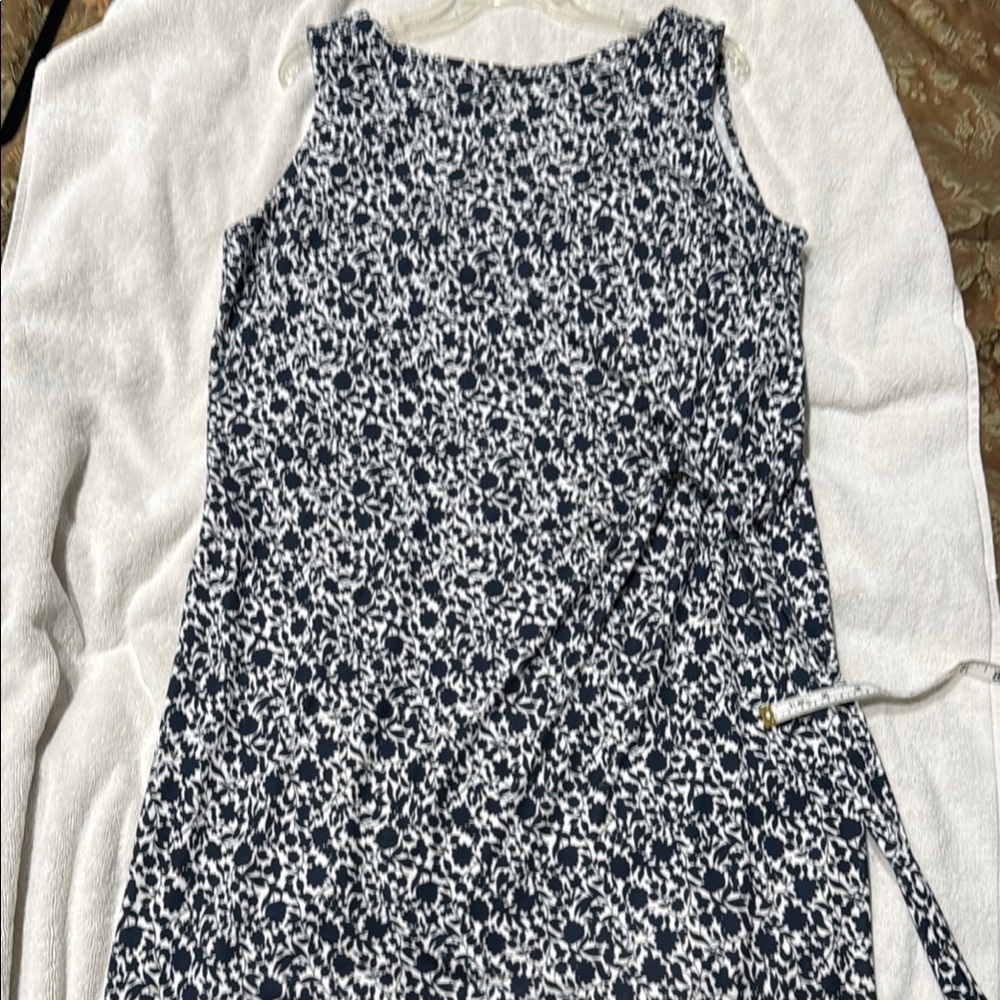 Brooks Brothers Navy and White Tank Top Dress